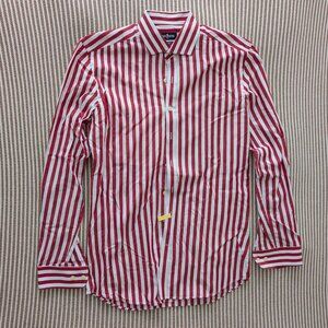 Café Coton Red Striped Dress Shirt